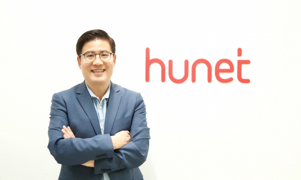 조영탁 휴넷 대표가 인공지능(AI)을 활용한 'K에듀'의 미래에 대해 말하고 있다. 이호준 기자