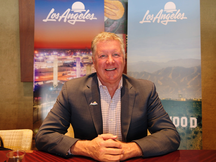 돈 스키오 로스앤젤레스관광청 최고 마케팅 책임자가 새로운 브랜드 캠페인 &lsquo;우리가 사랑하는 LA&rsquo;를 알리기 위해 한국을 직접 찾았다. [홍지연 여행+ 기자]