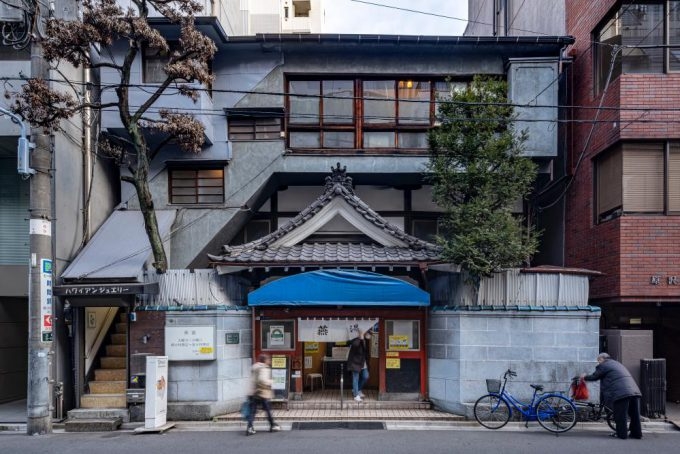 日本市内にある銭湯の様子。